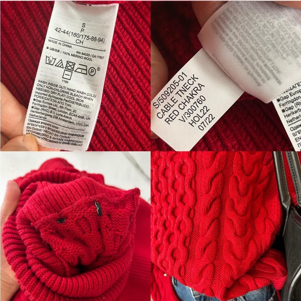 Banana Republic Devon Merino Wool Turtleneck Sweater small Petite. - Picture 7 of 8